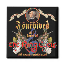 Ring Cycle Survivor Magnet