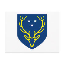 Ring Kobing Coat of Arms Postcard