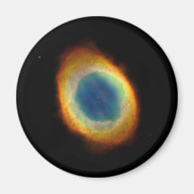 Ring Nebula (Hubble Telescope) Fridge Magnets