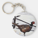 Ring-necked pheasant keychain