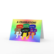 Ring of Belts Event Invitations cards