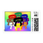 Ring of Belts Postage Stamps