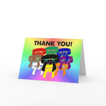 Ring of Belts Thank You Cards