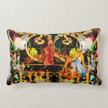 Ring Of Fire lumbar pillow
