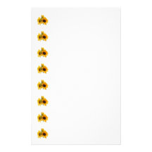 Ring of Sunflowers Stationery Paper