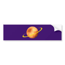 Ring planet Saturn Bumper Stickers