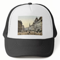 Ring Street, Budapest, Hungary, Austro-Hungary rar Trucker Hats