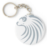 Ring Tailed Lemur in Swish Drawing Style Key Chain