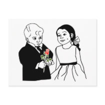  Ringbearer and Flower Girl postcards