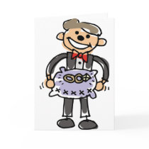 Ringbearer Wedding Rings Pillow Cards