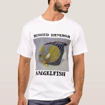 RINGED EMPEROR ANGELFISH t-shirts by mikegranatt RINGED EMPEROR ANGELFISH t-shirts
