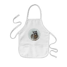 Ringed Raccoon  Children's Apron