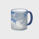 Ringer Mug with Sky and Clouds mugs