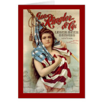 Ringler and Co Lager Beers Vintage Americana Cards