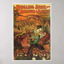 Ringling Bros and Barnum & Bailey Combined Shows Print