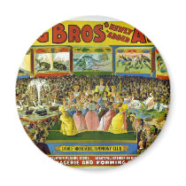 Ringling Bros' / Aviary & Aquarium Refrigerator Magnets