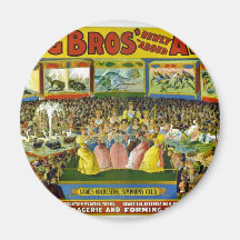 Ringling Bros' / Aviary & Aquarium Refrigerator Magnets