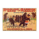 Ringling Bros. Wonder Bears Advertisement 1920's posters