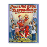Ringling Brothers & Barnum & Bailey Vintage Clown Post Cards