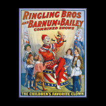 Ringling Brothers & Barnum & Bailey Vintage Clown postcards