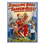 Ringling Brothers & Barnum & Bailey Vintage Clown Post Cards