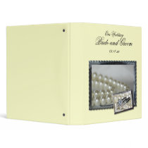 Rings and Pearls Wedding Binder