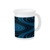 Rings and Ripples Blue pitchers