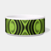 Rings and Ripples Lime Green Dog Water Bowl