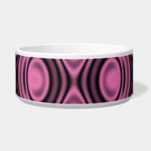 Rings and Ripples Pink Dog Water Bowl