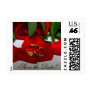 Rings and Rose Save the Date Postage