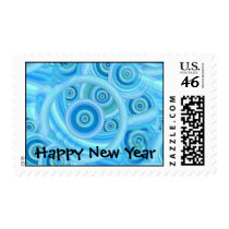 Rings, Happy New Year postage