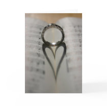 Ring's Heart Shadow Greeting Card