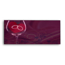 Rings In Wedding Glass Set Envelope