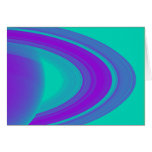 Rings of Saturn Purple Design on Cards, Stickers