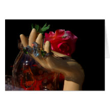 Rings on her Fingers Greeting Card