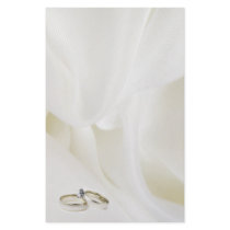 Rings on Satin Customized Stationery