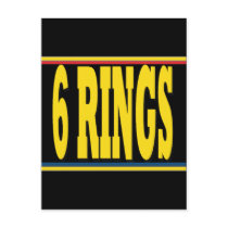 Rings Postcard by pharrisart Rings Postcard