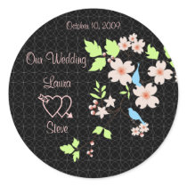 ringsbg, ringsbg, blue birds, Our Wedding, Laur... stickers