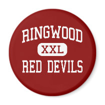 Ringwood - Red Devils - High - Ringwood Oklahoma magnets