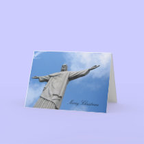 rio christmas statue cards by cardart rio christmas statue cards