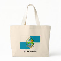 Rio de Janeiro, Brazil Flag bags