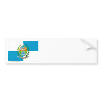 Rio de Janeiro, Brazil Flag Bumper Stickers