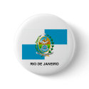 Rio de Janeiro, Brazil Flag buttons