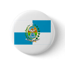 Rio de Janeiro, Brazil Flag Buttons