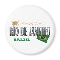 Rio de Janeiro Brazil Refrigerator Magnet