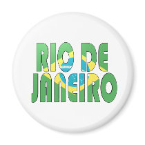 Rio de Janeiro, Brazil Refrigerator Magnets