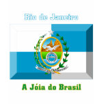 Rio de Janeiro Flag Gem Tee Shirt