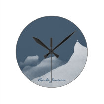rio de janeiro landscape wall clocks