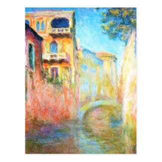 Rio della Salute Claude Monet Post Cards
