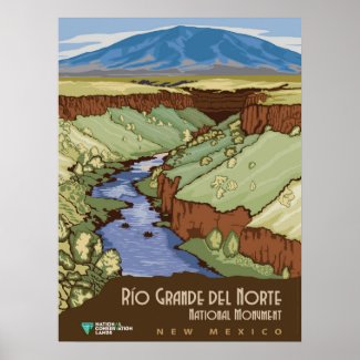 Rio Grande Del Norte Poster